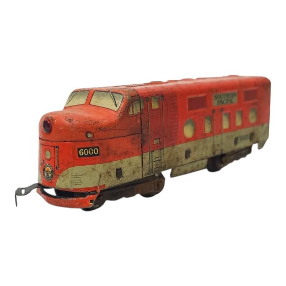 Marx O Gauge Train Southern Pacific 6000 Orange Diesel DUMMY Locomotive Engine - Picture 1 of 13